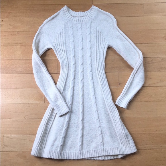 hollister ribbed sweater dress